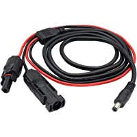 zdyCGTime Solar al Cable 5.5mm DC alimentación Solar-Solar Masculino y Femenino a DC Cable Macho de 5.5 mm x 2.1 mm…